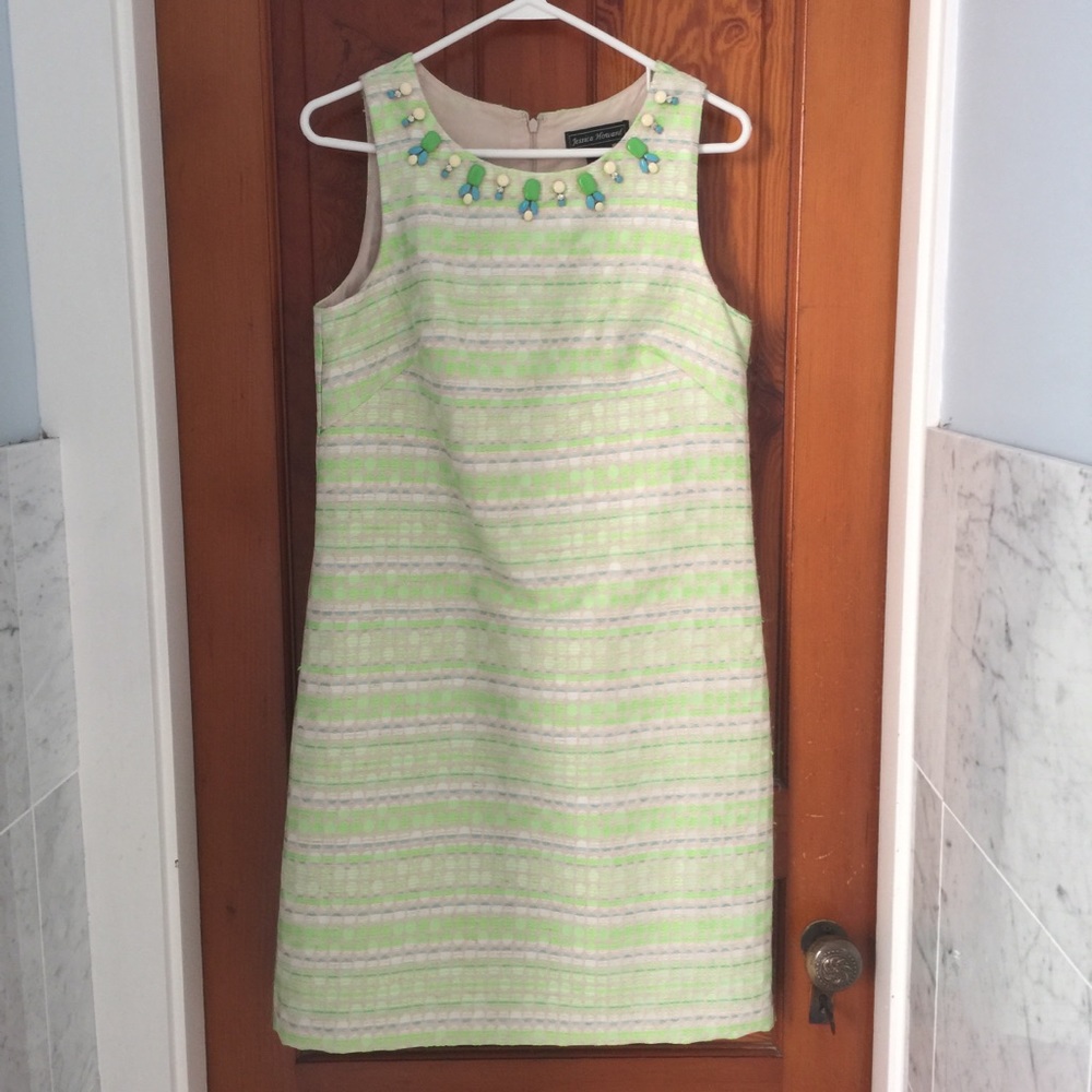Jessica Howard embellished sheath dress, size 8.